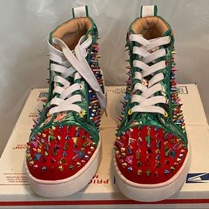 Christian Louboutin Spiked Hightop Sneakers